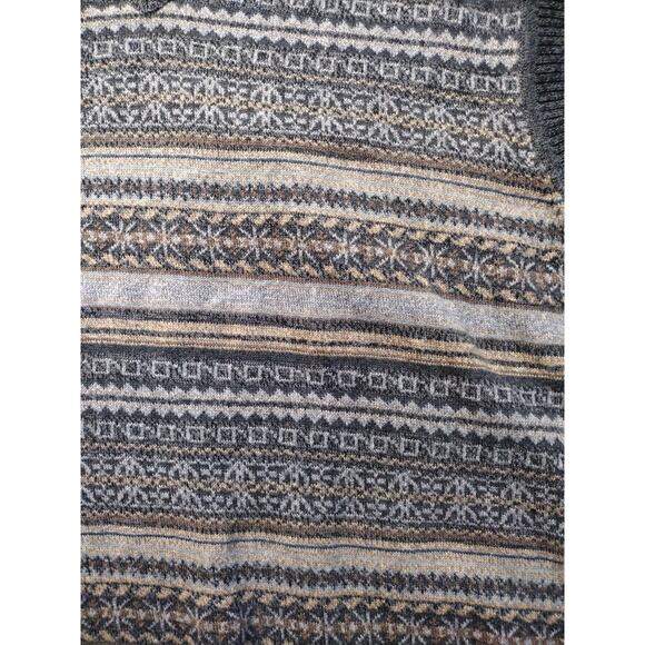 Mens Sweater Vest Joseph Abboud JOE Multi Color 100% Cotton Size L - Picture 7 of 8